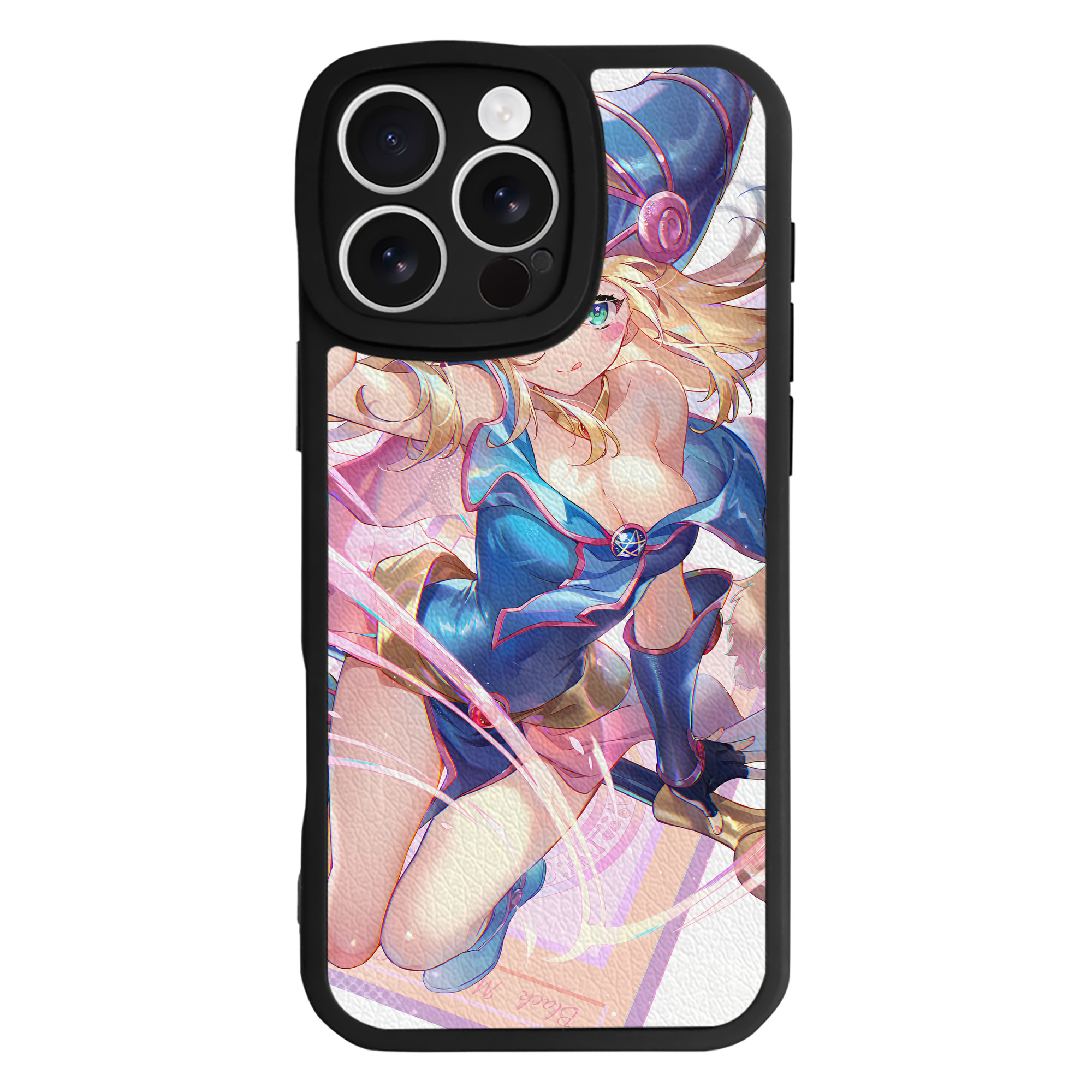 （画像用） 遊☆戯☆王 Yu-Gi-Oh! 【iPhone 16シリーズ対応】シリコンスマホケース（レザー調） 材質：シリコン